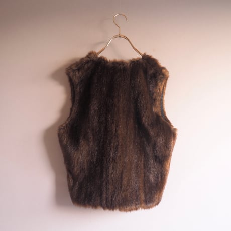 "Donna Salyers" faux fur vest