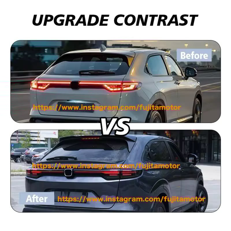 9月末まで】ヴェゼルRV テールランプ 流れるウインカー、オープニング