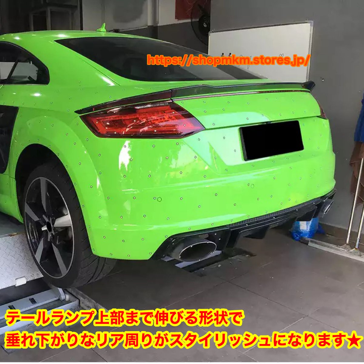 ☆ アウディ TT 8S Audi カーボントランクスポイラー カーボンリア