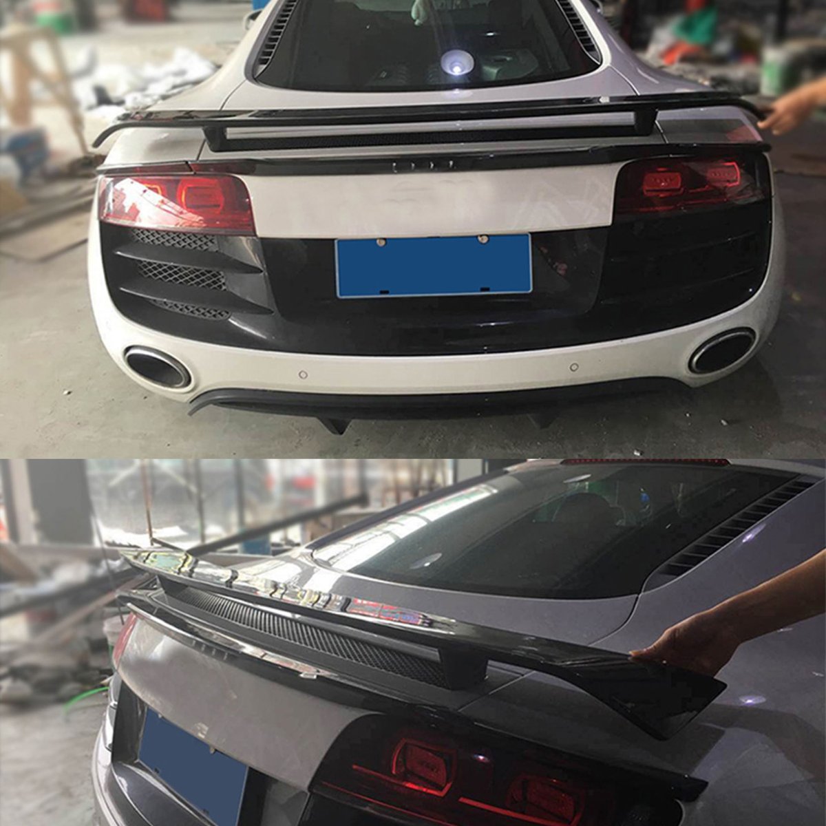 アウディ AUDI R8 カーボンリアスポイラー トランクスポイラー stance 