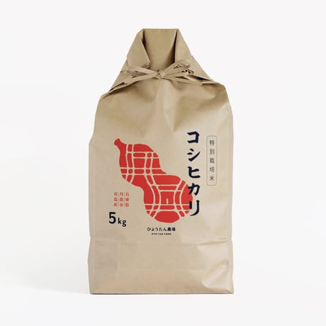 ひょうたん農場のコシヒカリ　白米5kg