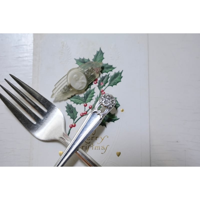 磨いてから発送 ロジャーブロス社 カトラリー2本セット 刻印入り