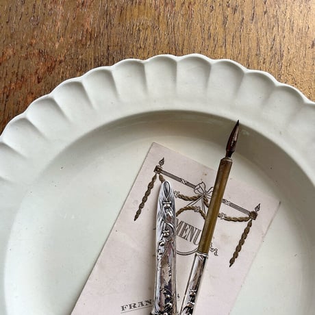鈴蘭のペン軸と鈴蘭 ペンシルケース silverplate 銀 ニードルケースとして フランスアンティーク スズラン
