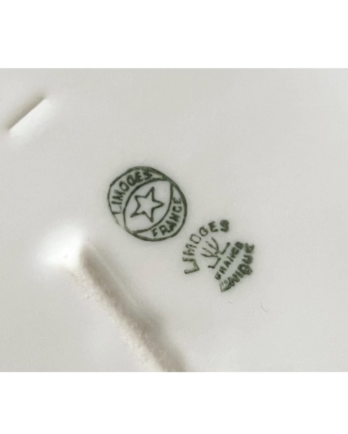 フランスアンティーク リモージュ Limoges スーピエール 金彩 1924年の