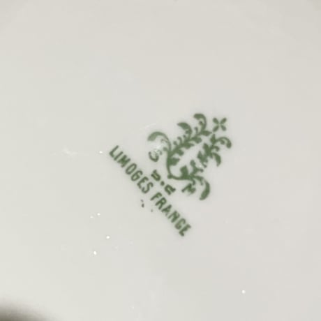 Limoges リモージュ Sigismond Maas パウダーケース 香水瓶 2点セット フランスアンティーク