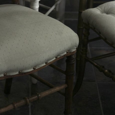 フレンチアンティークチェア 椅子 アンティーク椅子 4脚 ナポレオンチェア リボンチェア