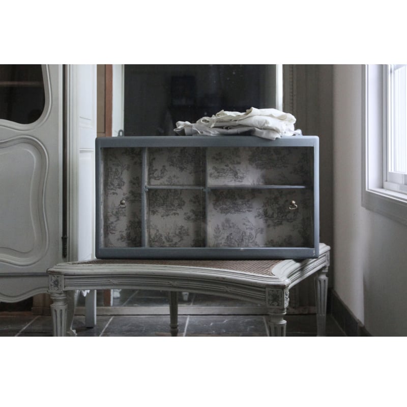 フレンチアンティークキャビネット ガラス扉付き フランスアンティーク