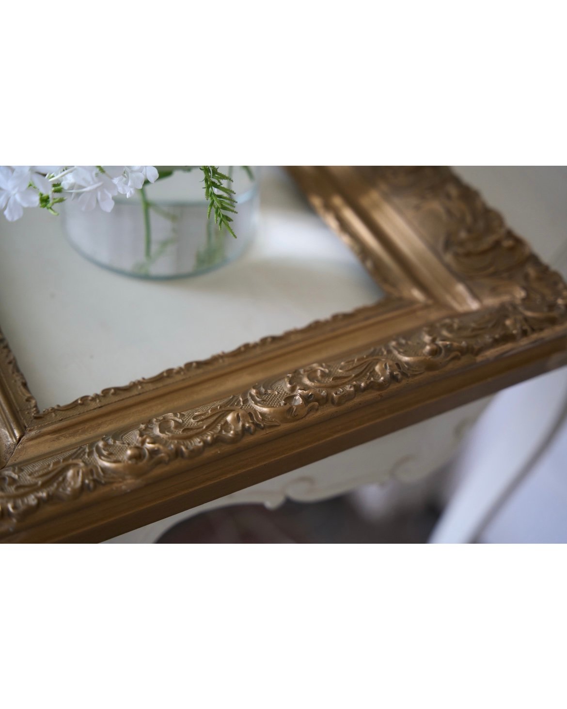 フランスアンティーク額装♡少女 フランスアンティーク 額 中綴じの公文書 アンティーク額 幅広 美しい