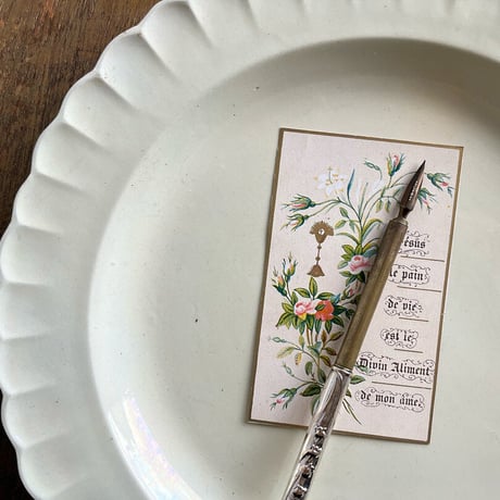 鈴蘭のペン軸と鈴蘭 ペンシルケース silverplate 銀 ニードルケースとして フランスアンティーク スズラン