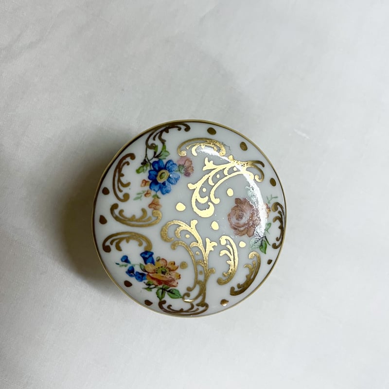Limoges リモージュ Sigismond Maas パウダーケース 香水瓶 2点セット 
