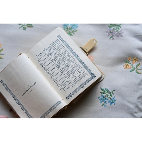 フランスアンティーク 祈祷書 聖書 古書 銀細工 1899年 美品