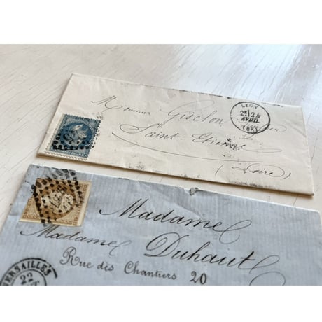 送料無料 ナポレオン3世 1870年 手紙 封書 手書き カリグラフィー