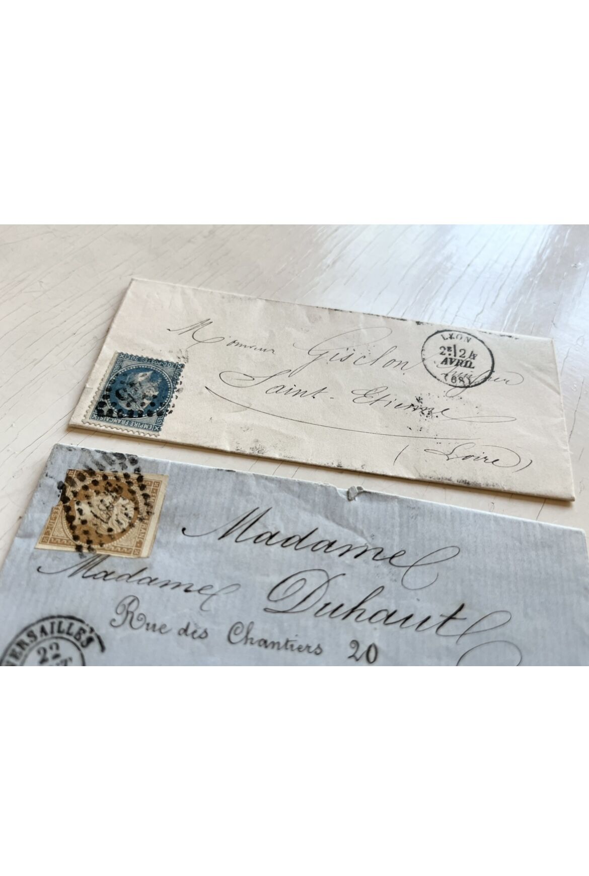 送料無料 ナポレオン3世 1870年 手紙 封書 手書き