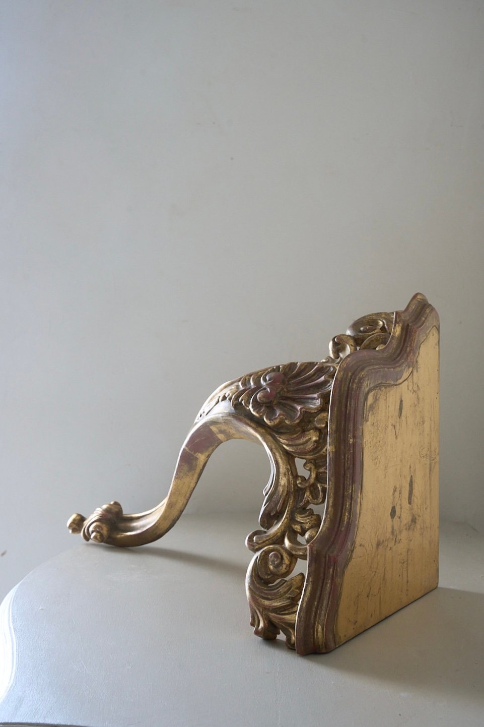 フランスアンティーク シェルフ 壁掛け可能 コーナー 棚 メンテナンス