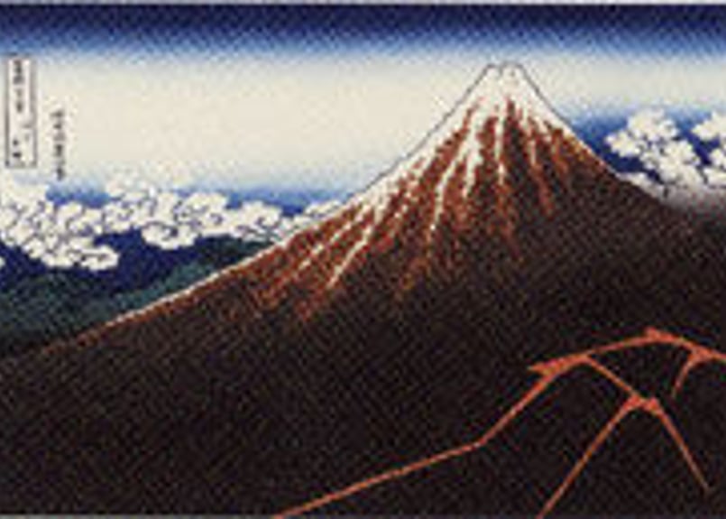 伝統手摺江戸木版画 冨嶽三十六景 | 北斎の世界にようこそ