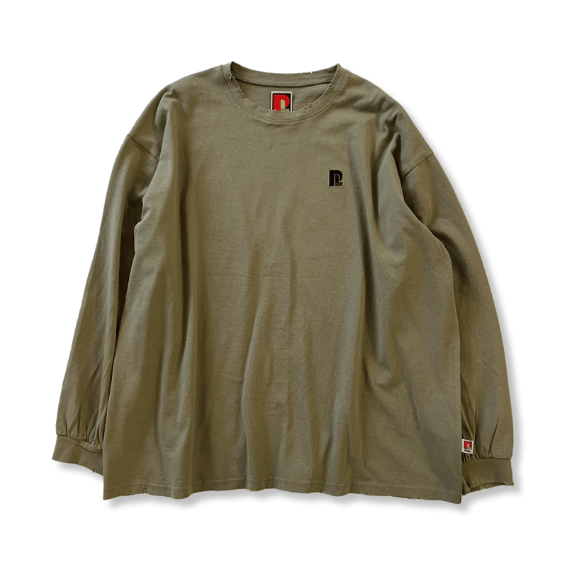 ep.9】CRASH LOGO LONG T (khaki) | POLY ONLINE S ep.9】CRASH LOGO LONG T (khaki) | POLY ONLINE S