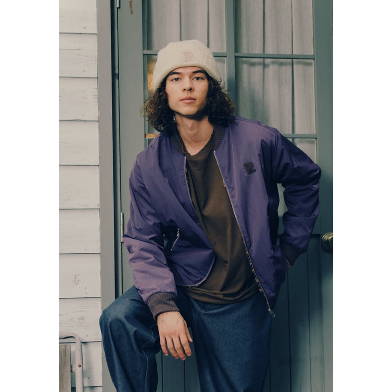 ep.9】REVERSIBLE BLOUSON (purple) | POLY ONLINE