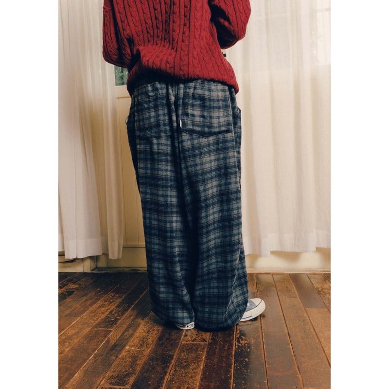 Bargiee RELAX CHECK PANTS Bargiee RELAX CHECK PANTS チェック