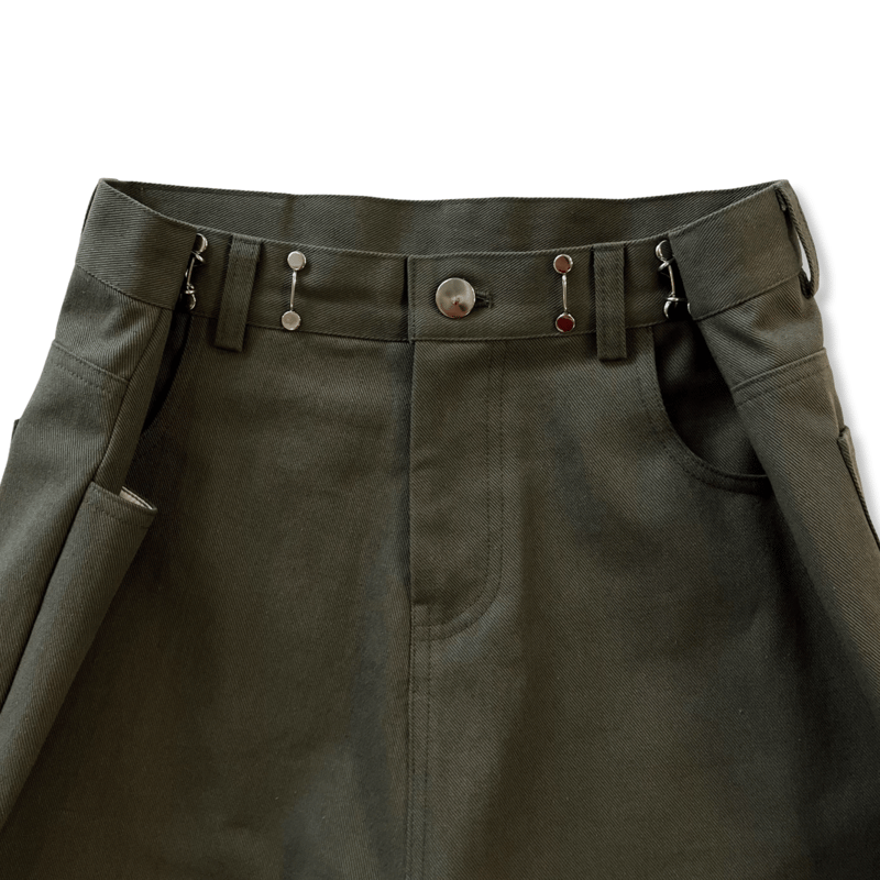 ep.9】AJUSTER TWILL PANTS (khaki) | POLY ONLINE