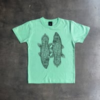 KIDS T-shirt - LIGHT GREEN -  COELACANTH