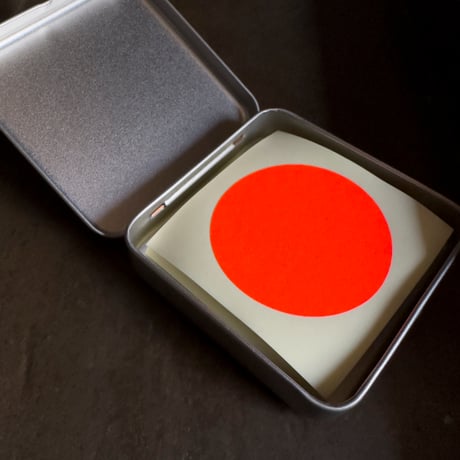 CAN - 丸 -  蛍光オレンジレッド