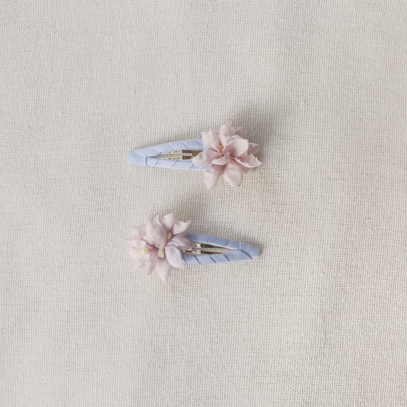 single flower clip -purple hydrangea- | le peti