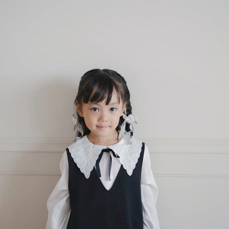 染リボンのヘアゴム