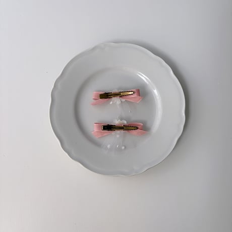 -dot series- ボンネリボンクリップ