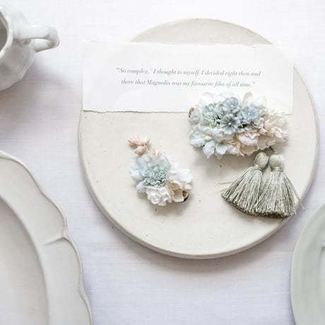 Bouquet head dress no.021 | le petit bonheur Bouquet head dress no.021 | le petit bonheur