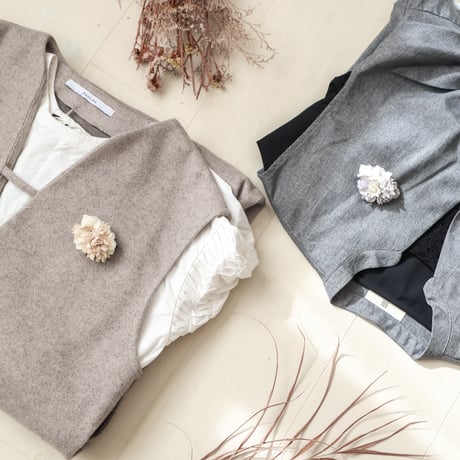 2way ヘアクリップコサージュ