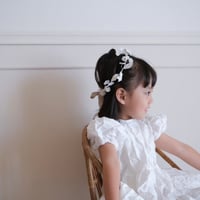 布花の冠 white flowers
