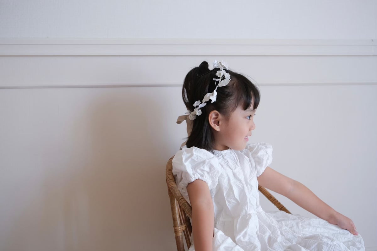 布花の冠 white flowers | le petit bonheur