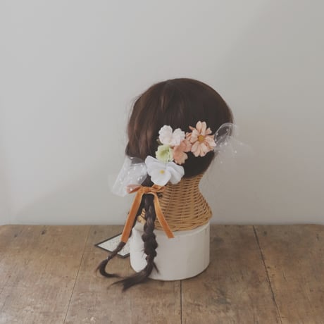 選べる布花のヘアクリップ