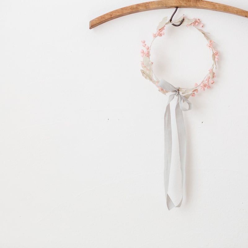 布花の冠 antiue pink | le petit bonheur
