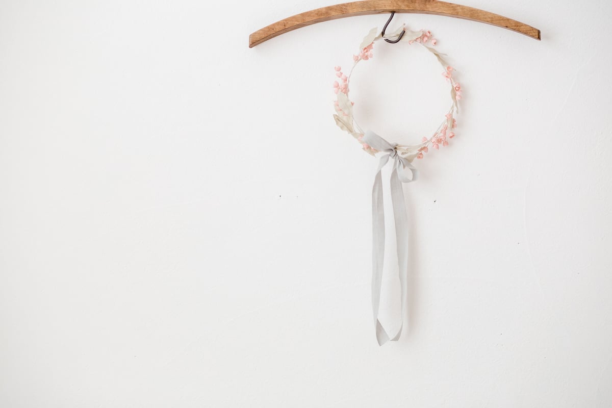 布花の冠 antiue pink | le petit bonheur
