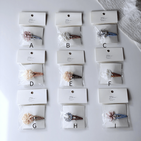 single flower clip