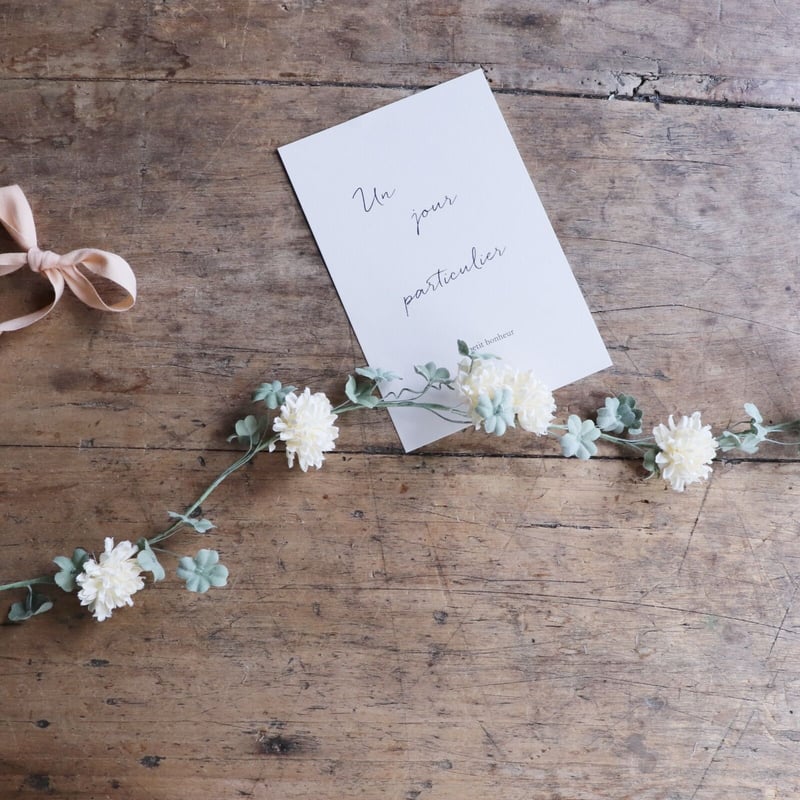布花の冠 clover | le petit bonheur 布花の冠 clover | le petit bonheur