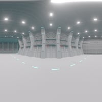 HDRI 宇宙船内・MSドック内イメージ (exr)