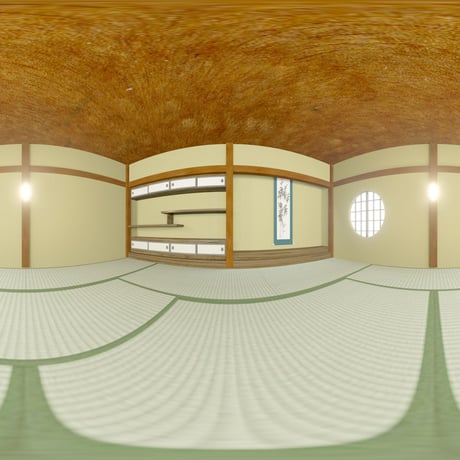 HDRI和室(和風建築)イメージ (exr)