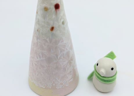 雪結晶クリスマスツリー　中