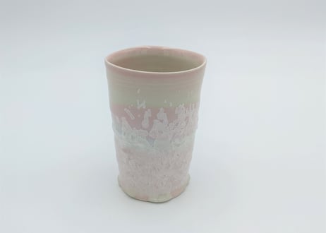 D57 雪結晶フリーカップ　ピンク