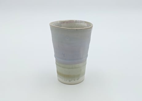 C12 色彩結晶釉フリーカップ 紫×ブルー