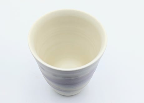 雪釉フリーカップ　紫