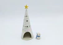 雪結晶クリスマスツリー　大