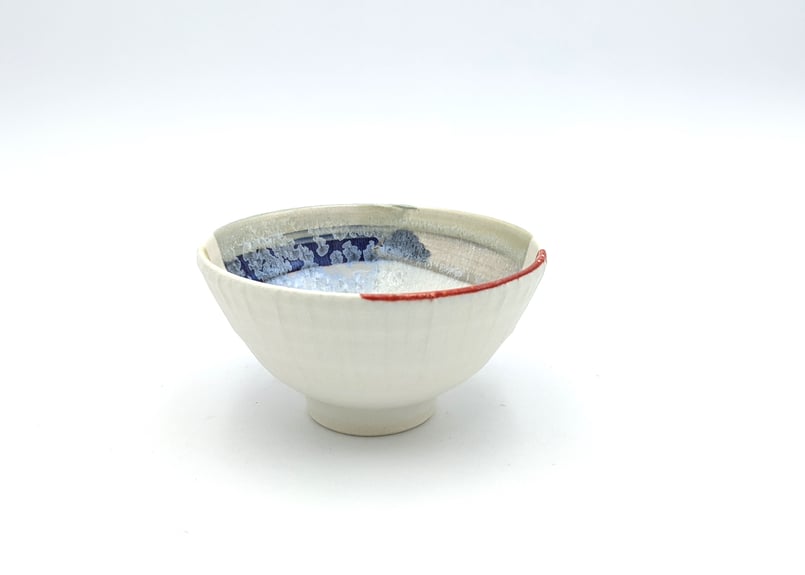 色彩釉茶碗 赤 | 大雪窯オンラインショップ
