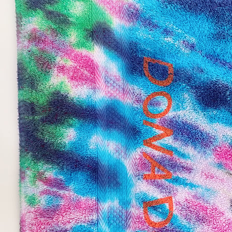 DONA Printed TIE DYE TOWEL / Blue