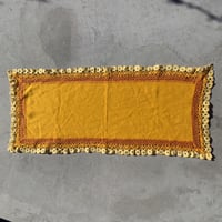 VTG Embroidered place mat / Orange