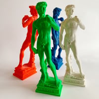 Italian colored David statues