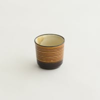小鹿田焼　カップ・茶