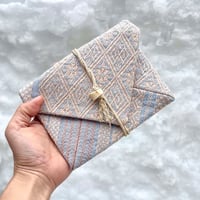【南部菱刺し】三徳袋（桜）